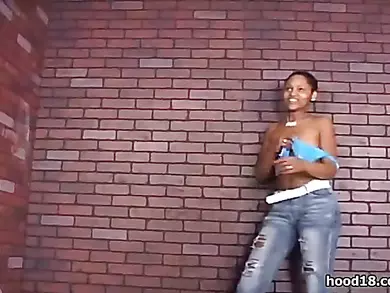 Black crammer girl getting fucked hard